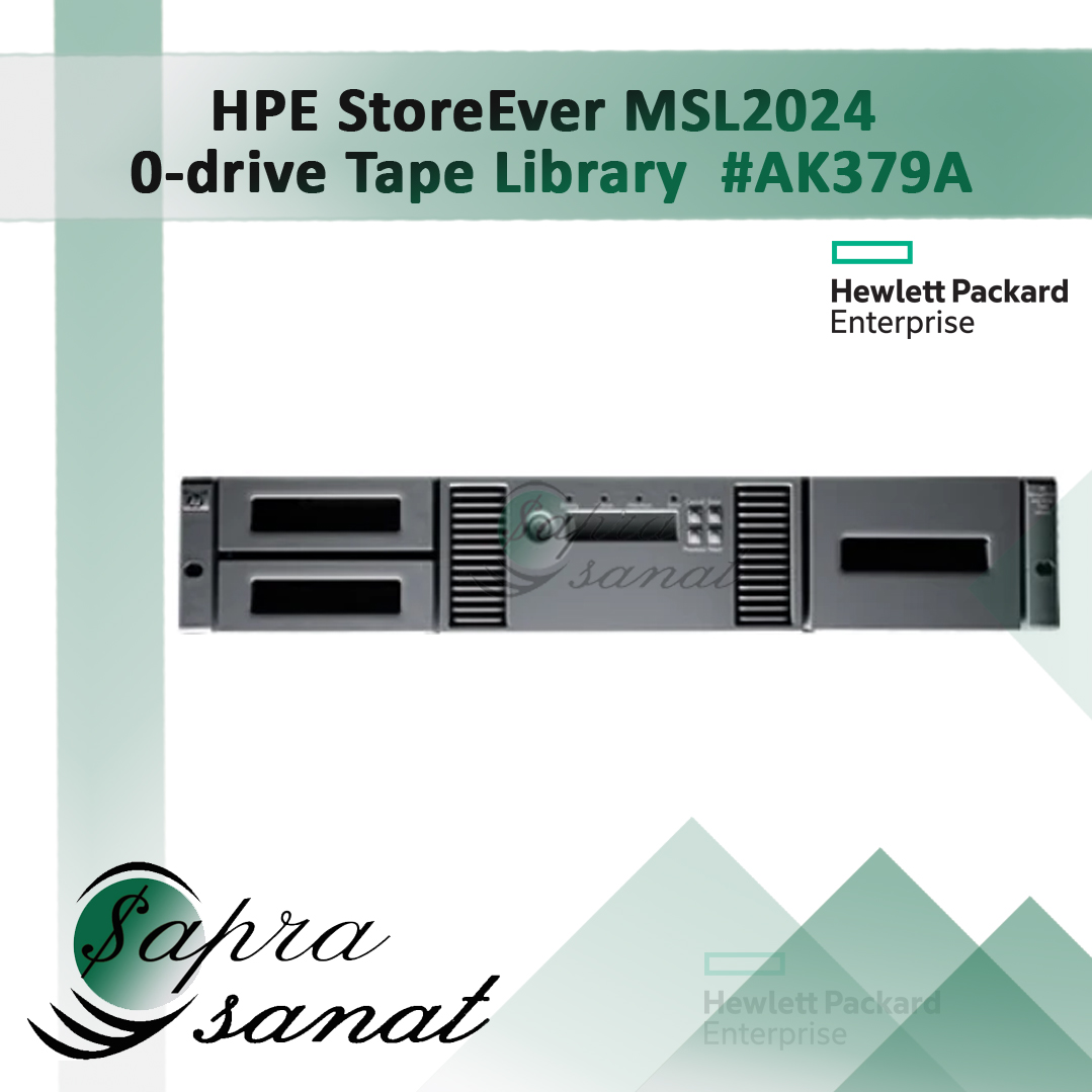HPE StoreEver MSL2024 0-drive Tape Library #AK379A