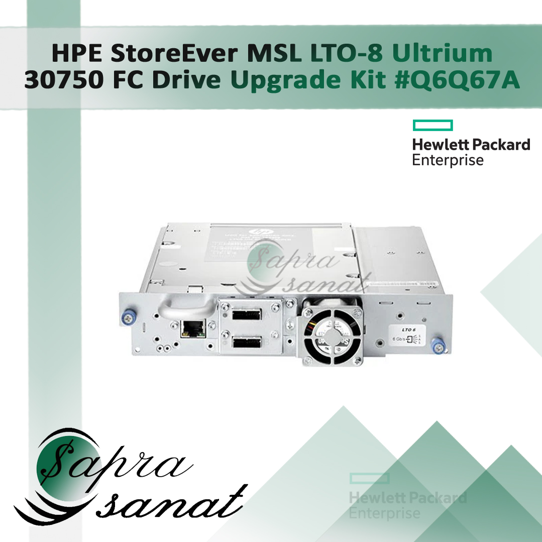 HPE StoreEver MSLLTO-8 Ultrium 30750 FC Drive Upgrade Kit #Q6Q67A