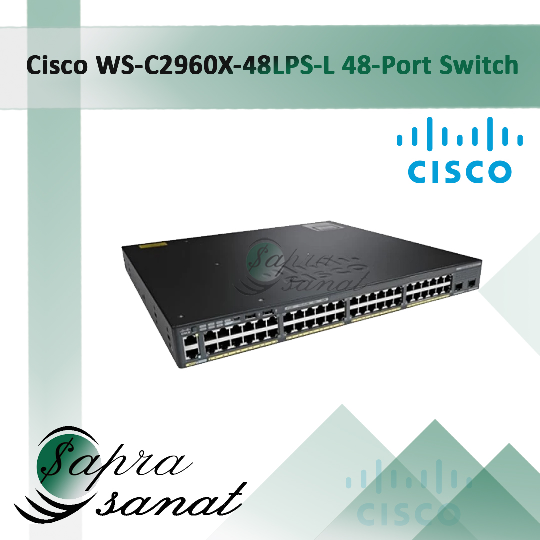 Cisco WS-C2960X-48LPS-L 48-Port Switch