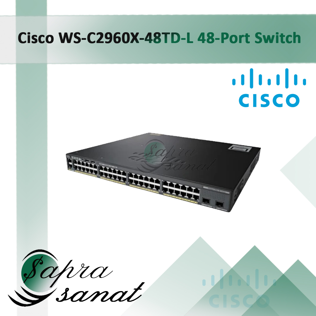 Cisco WS-C2960X-48TD-L 48-Port Managed Switch