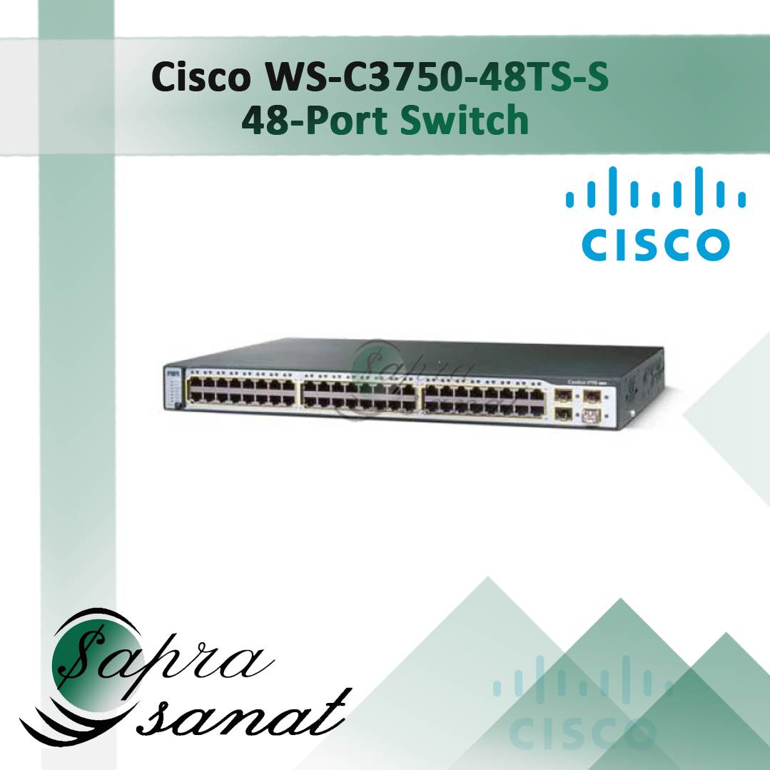 Cisco WS-C3750-48TS-S 48-Port Switch