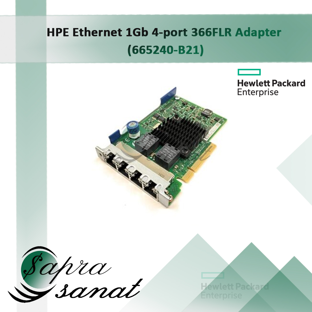 HP Ethernet 1Gb 4-Port 366FLR Adapter 665240-B21