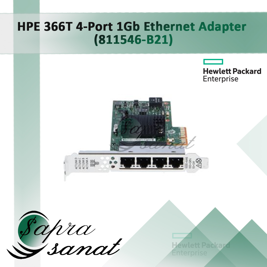 HP Ethernet 1Gb 4-Port 366T Network Adapter 811546-B21