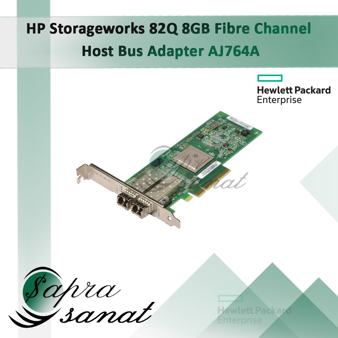 HPE 82Q 8Gb 2-port PCIe Fibre Channel Host Bus Adapter AJ764A