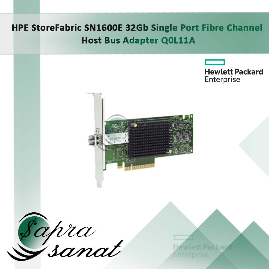HPE SN1600E 32Gb Single Port Fibre Channel Host Bus Adapter Q0L11A