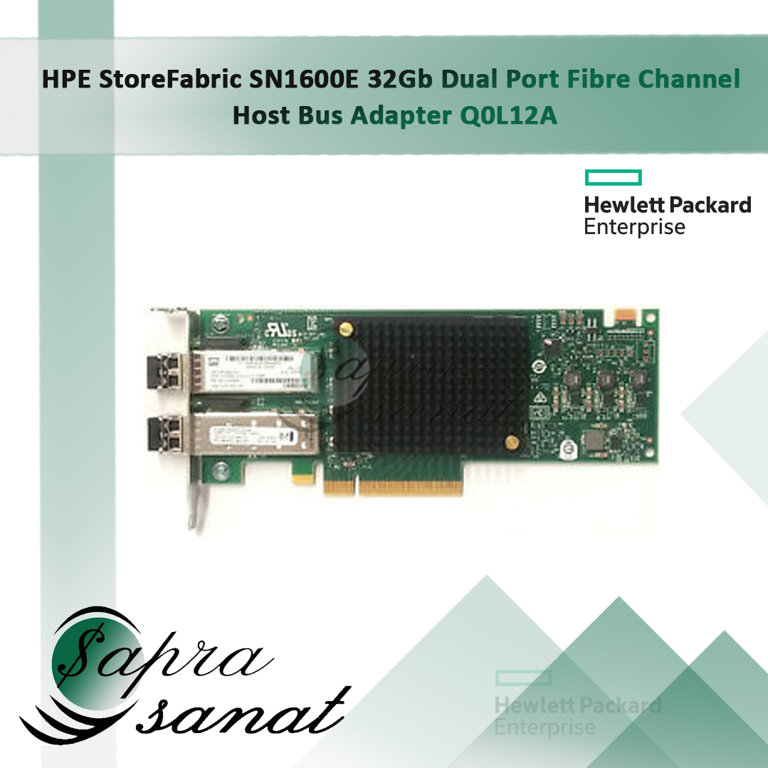 HPE SN1600E 32Gb Dual Port Fibre Channel Host Bus Adapter Q0L12A