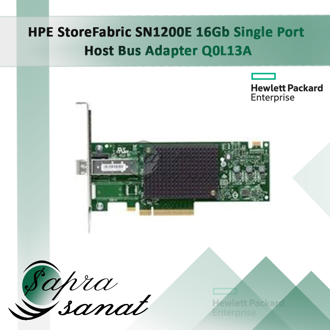 HP StoreFabric SN1200E 16Gb Fibre Channel (FC) Adapter Card Single Port PCI-e HBA Q0L13A