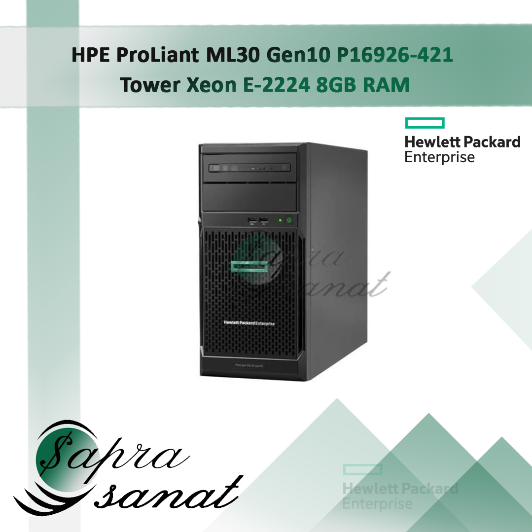 HPE ProLiant ML30 Gen10 P16926-421 Tower Xeon E-2224 8GB RAM