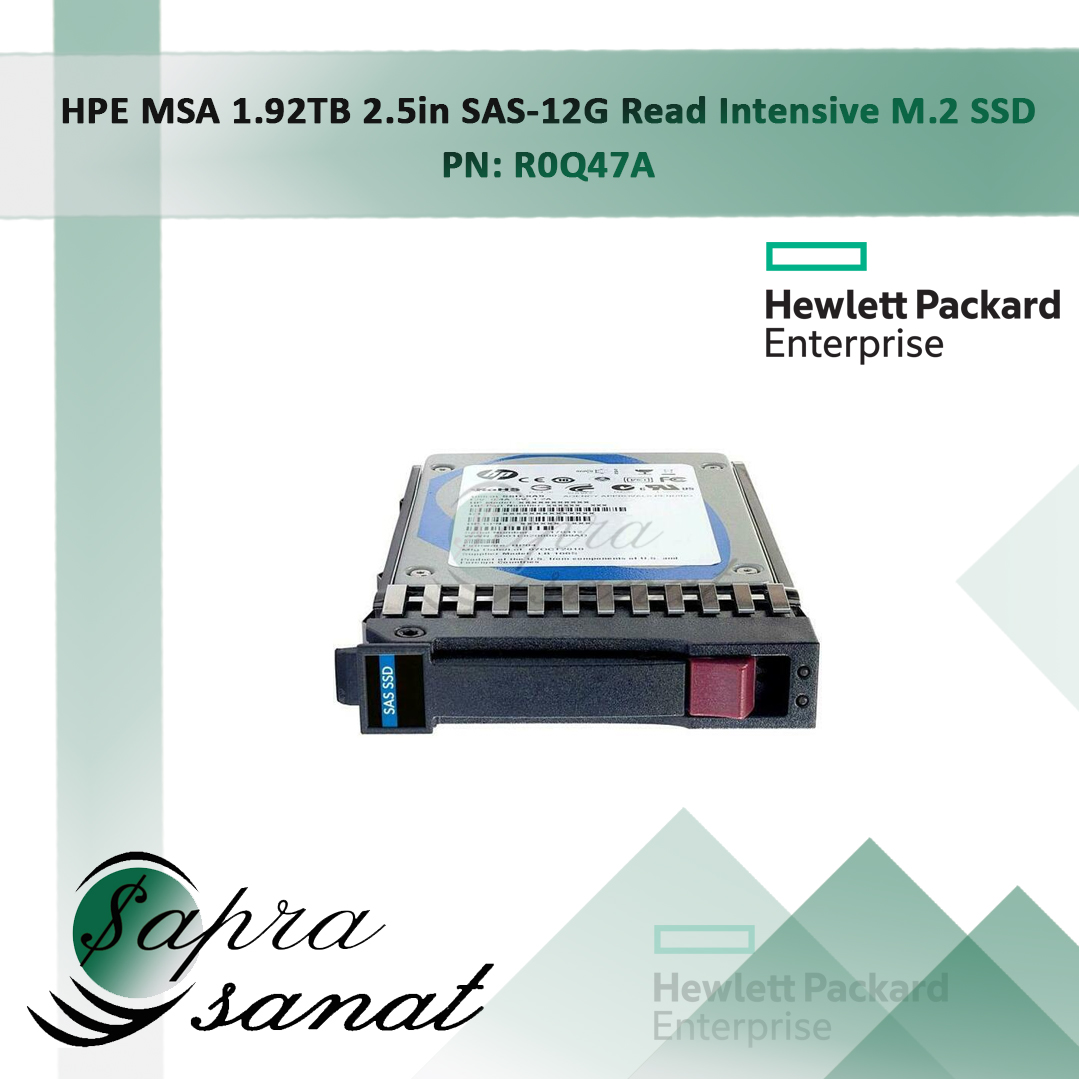 HPE MSA 1.92TB 2.5in SAS-12G Read Intensive M.2 SSD R0Q47A